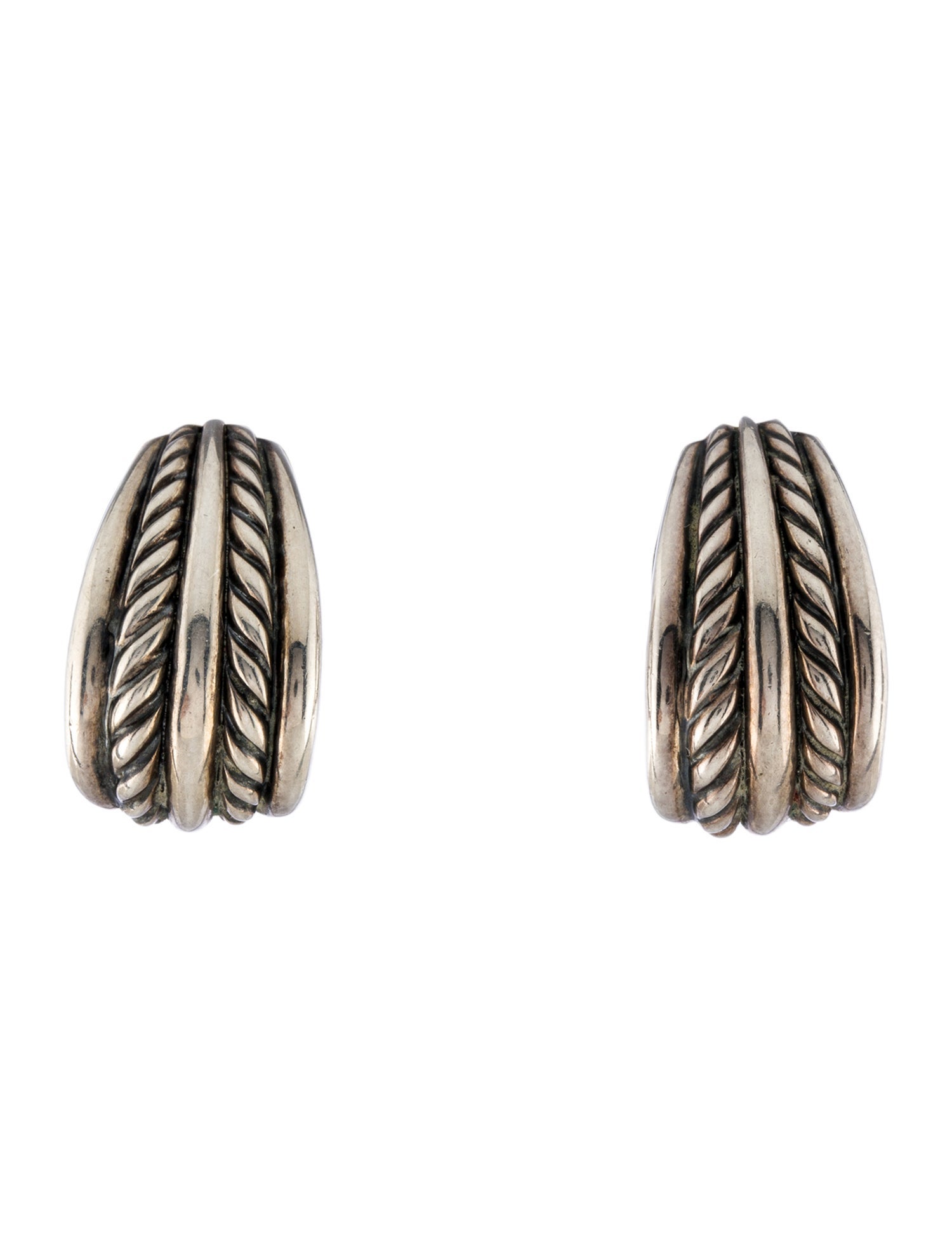 David Yurman Cable Huggie Earrings