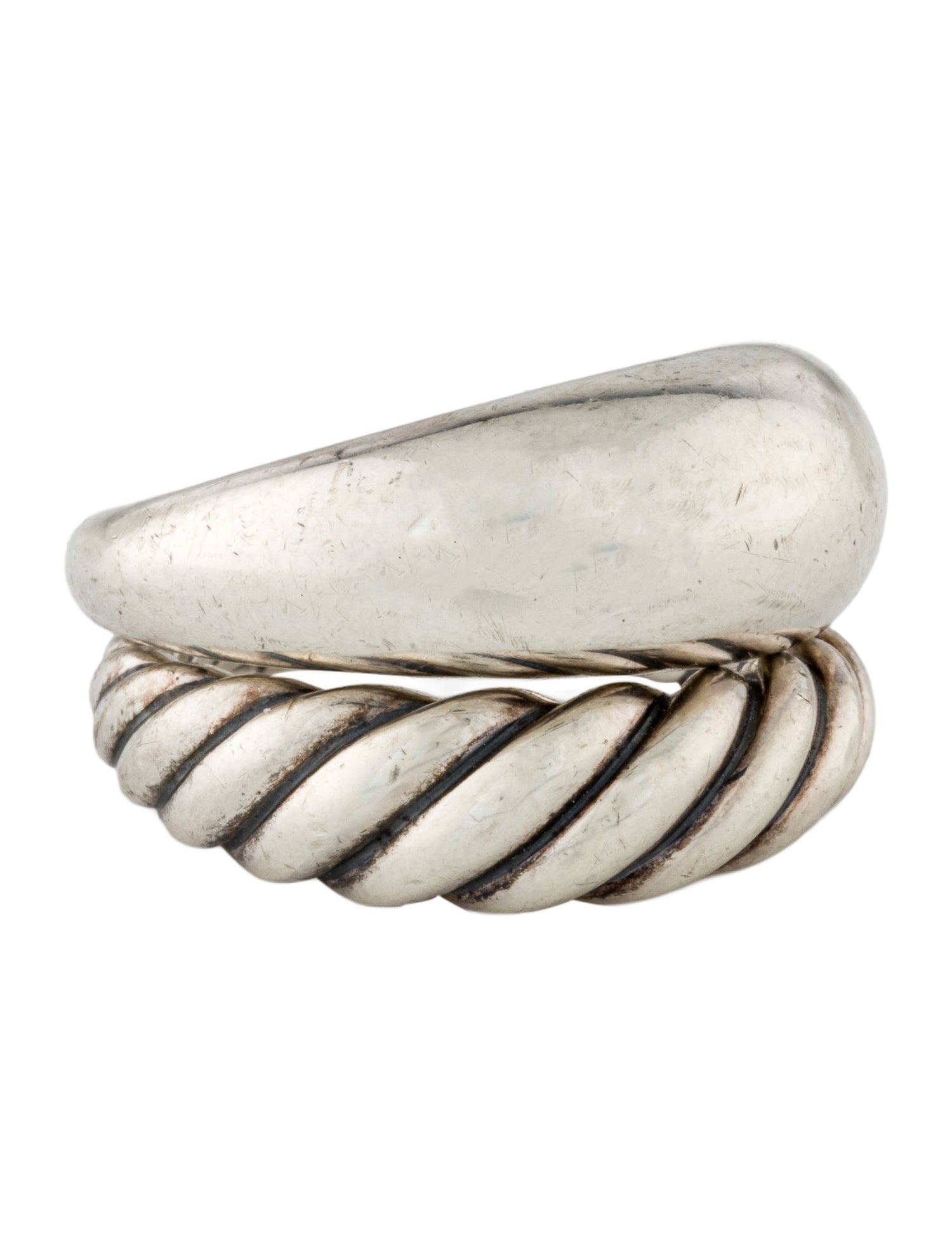 David Yurman Pure Form Two Row Ring