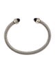 David Yurman Onyx & Diamond Cable Cuff