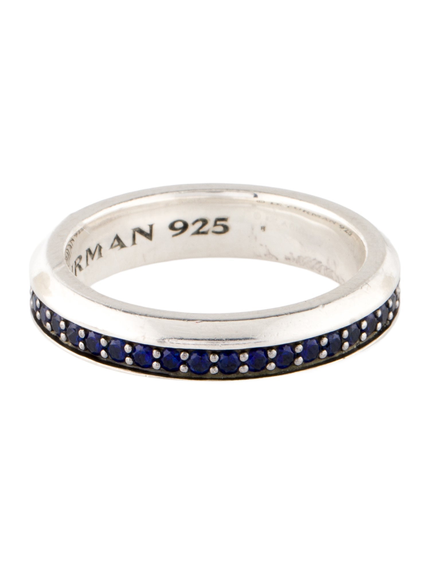 David Yurman Sapphire Streamline Band