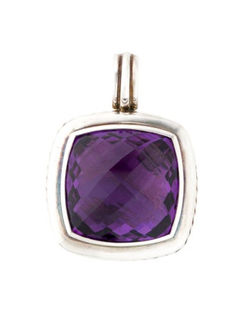 David Yurman Amethyst Albion Enhancer Pendant
