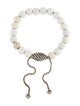 David Yurman Chalcedony Bead Adjustable Bracelet