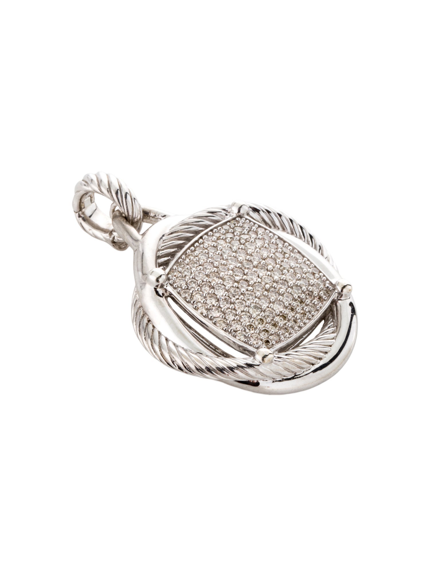 David Yurman 1.47ctw Diamond Infinity Pendant