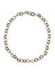 David Yurman Two-Tone Oval Link Chain Necklace