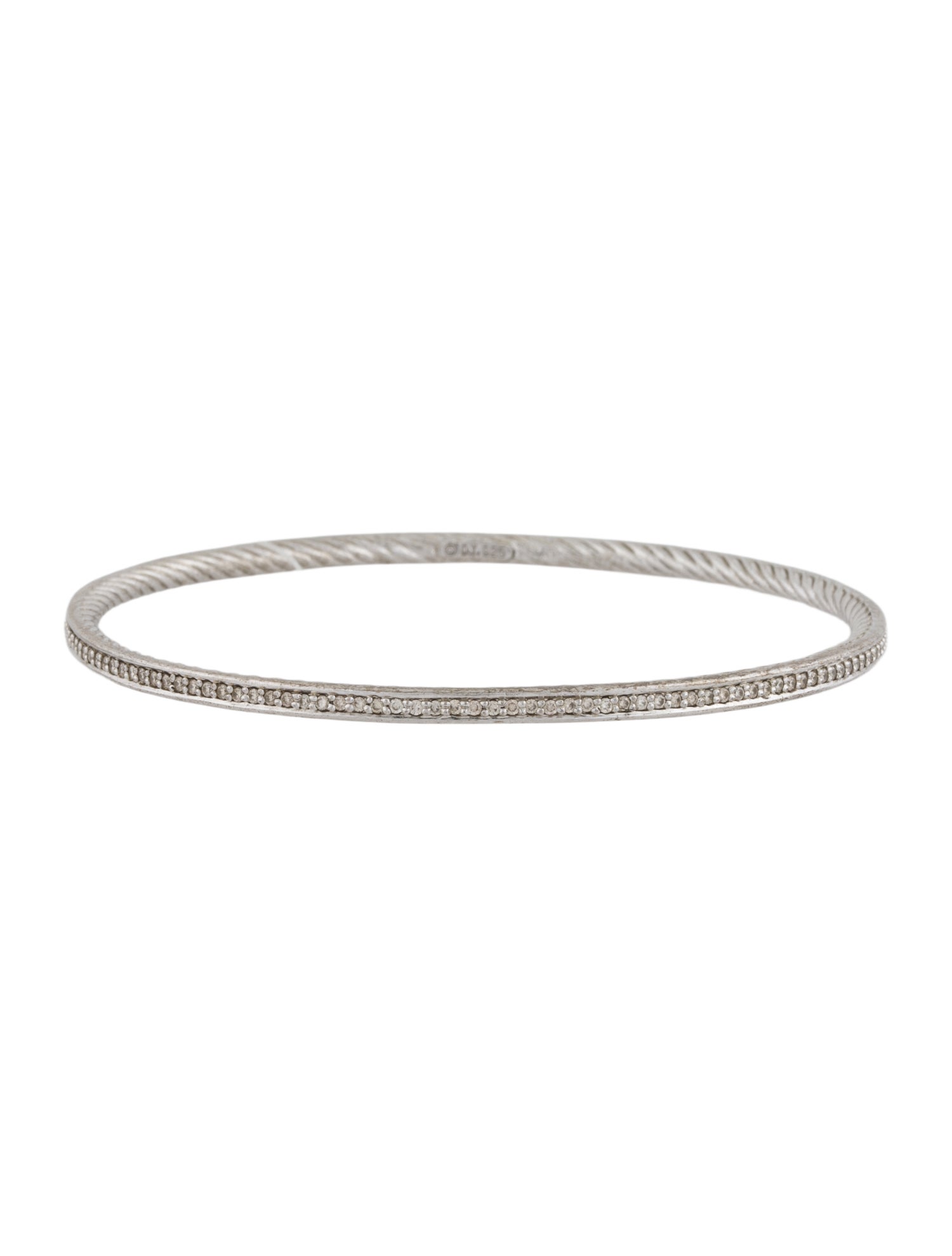 David Yurman Diamond Cable Eternity Bangle