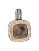David Yurman Smoky Quartz & Diamond Albion Enhancer Pendant