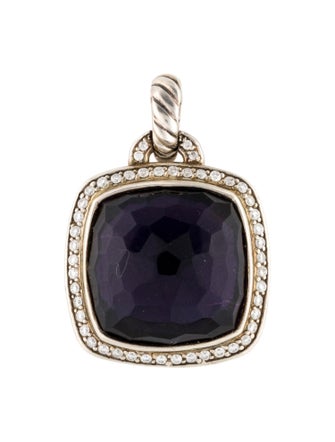 David Yurman Amethyst & Diamond Albion Pendant