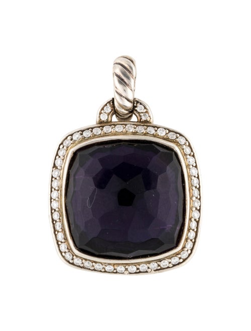 David Yurman Amethyst & Diamond Albion Pendant