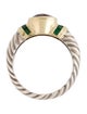 David Yurman Garnet & Emerald Band