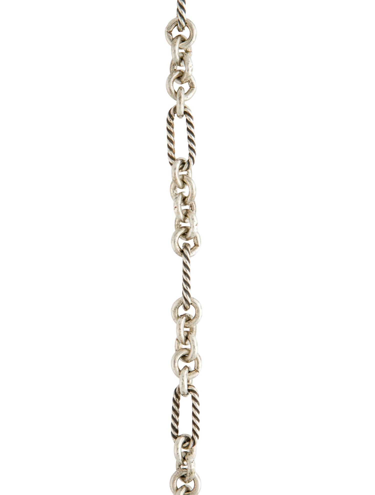 David Yurman Two-Tone Figaro Link Necklace