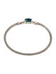 David Yurman Topaz & Diamond Petite Wheaton Bangle Bracelet