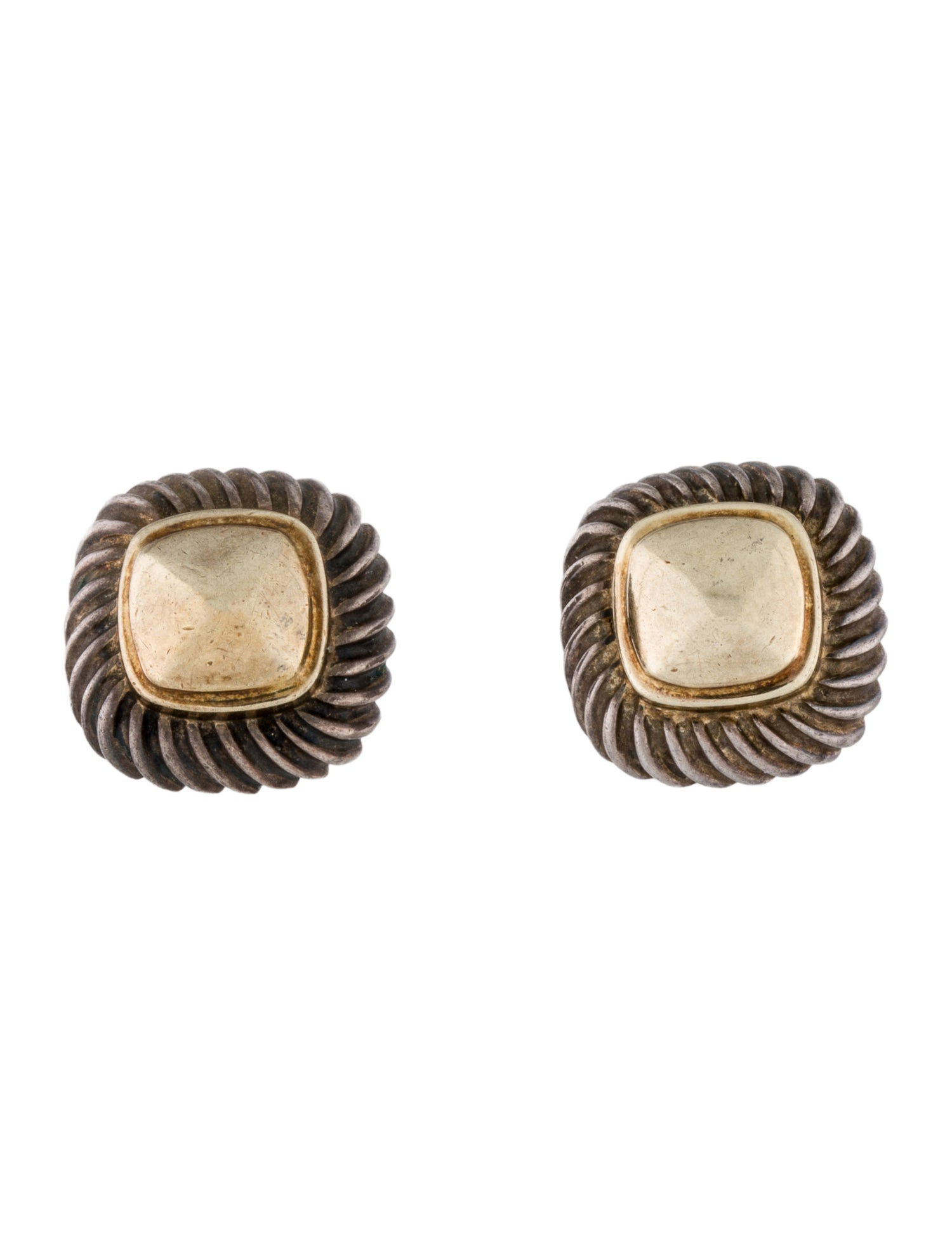 David Yurman Vintage Two-Tone Albion Studs