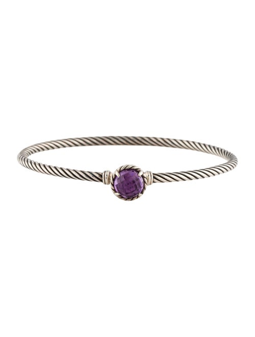 David Yurman Amethyst Petite Chatelaine Bangle