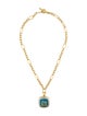 David Yurman 18K Topaz & Diamond Albion Pendant Necklace