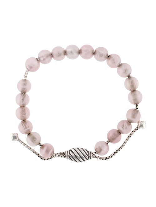 David Yurman Rose Quartz Elements Bead Bracelet