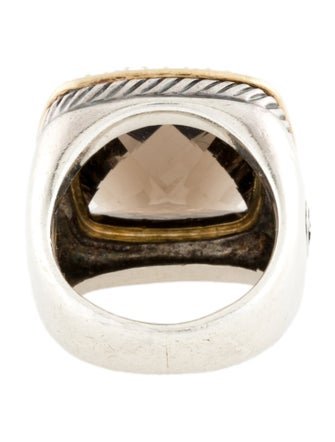 David Yurman Smoky Quartz & Diamond Albion Ring