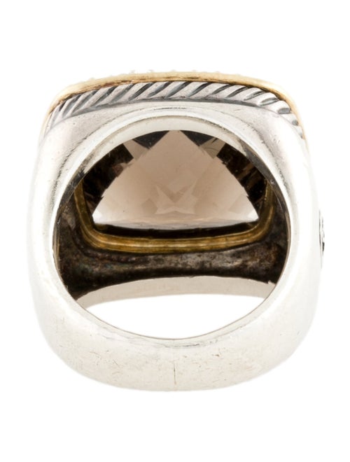 David Yurman Smoky Quartz & Diamond Albion Ring