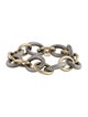 David Yurman Two-Tone Oval Link Chain Bracelet
