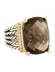 David Yurman Smoky Quartz & Diamond Wheaton Ring