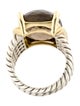 David Yurman Smoky Quartz & Diamond Wheaton Ring