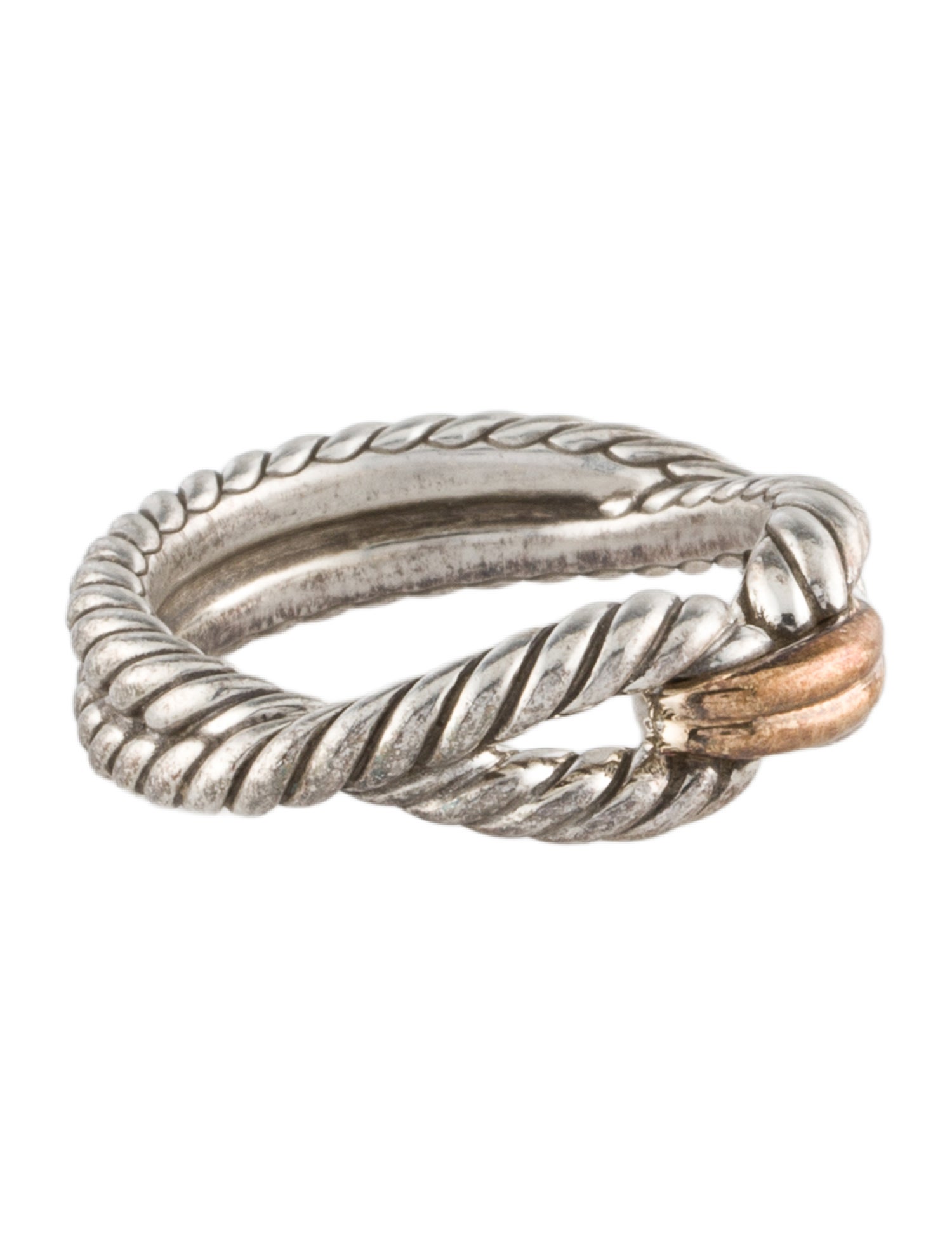 David Yurman Two-Tone Loop Band