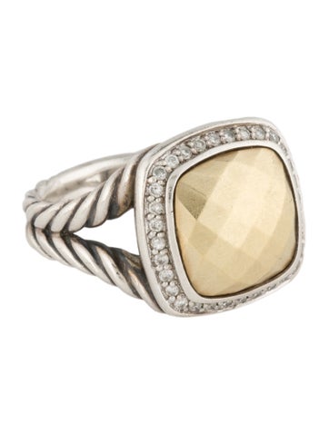 David Yurman Cocktail Ring Diamond Albion 5.5