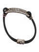David Yurman Leather Two-Tone ID Bracelet