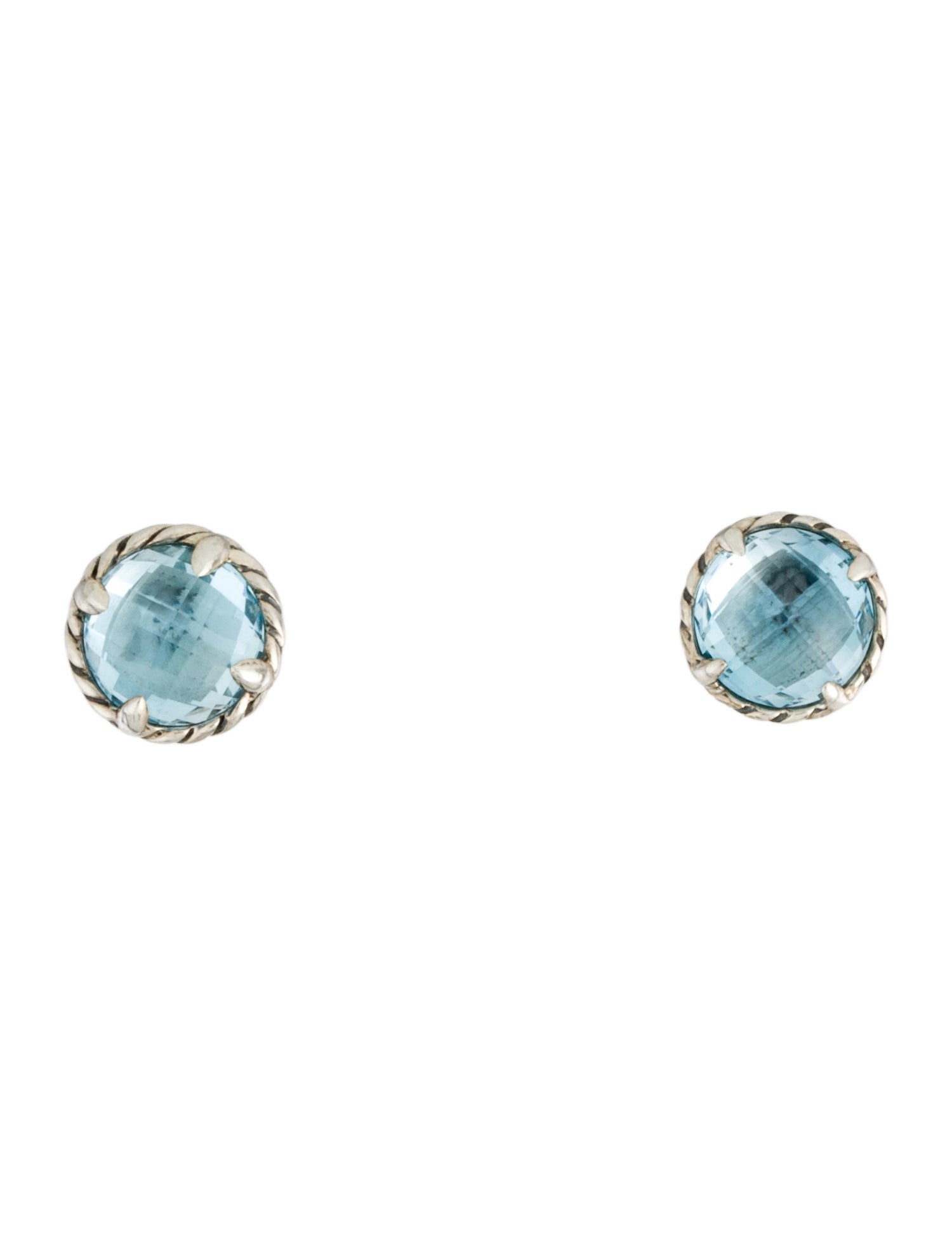 David Yurman Topaz Petite Chatelaine Stud Earrings