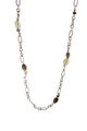 David Yurman Pearl & Multistone Figaro Station Necklace