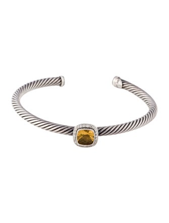 David Yurman Citrine & Diamond Albion Cuff