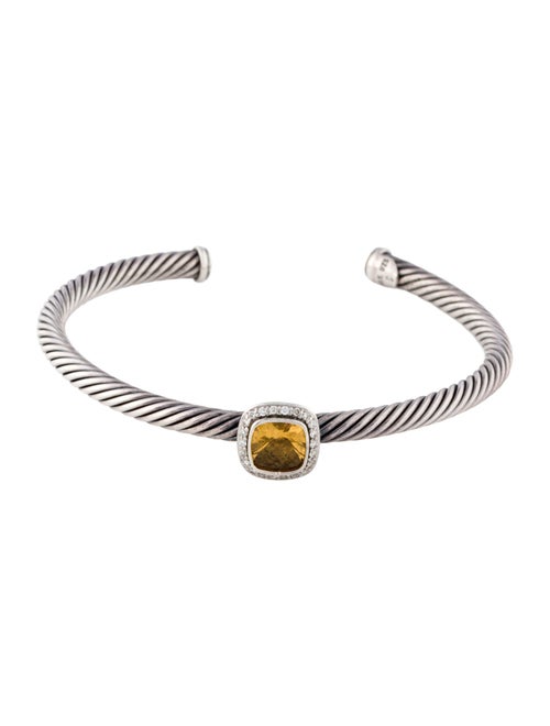 David Yurman Citrine & Diamond Albion Cuff