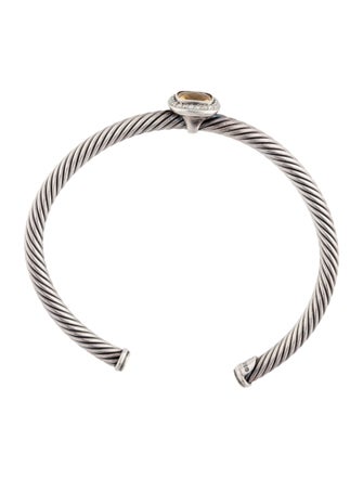 David Yurman Citrine & Diamond Albion Cuff