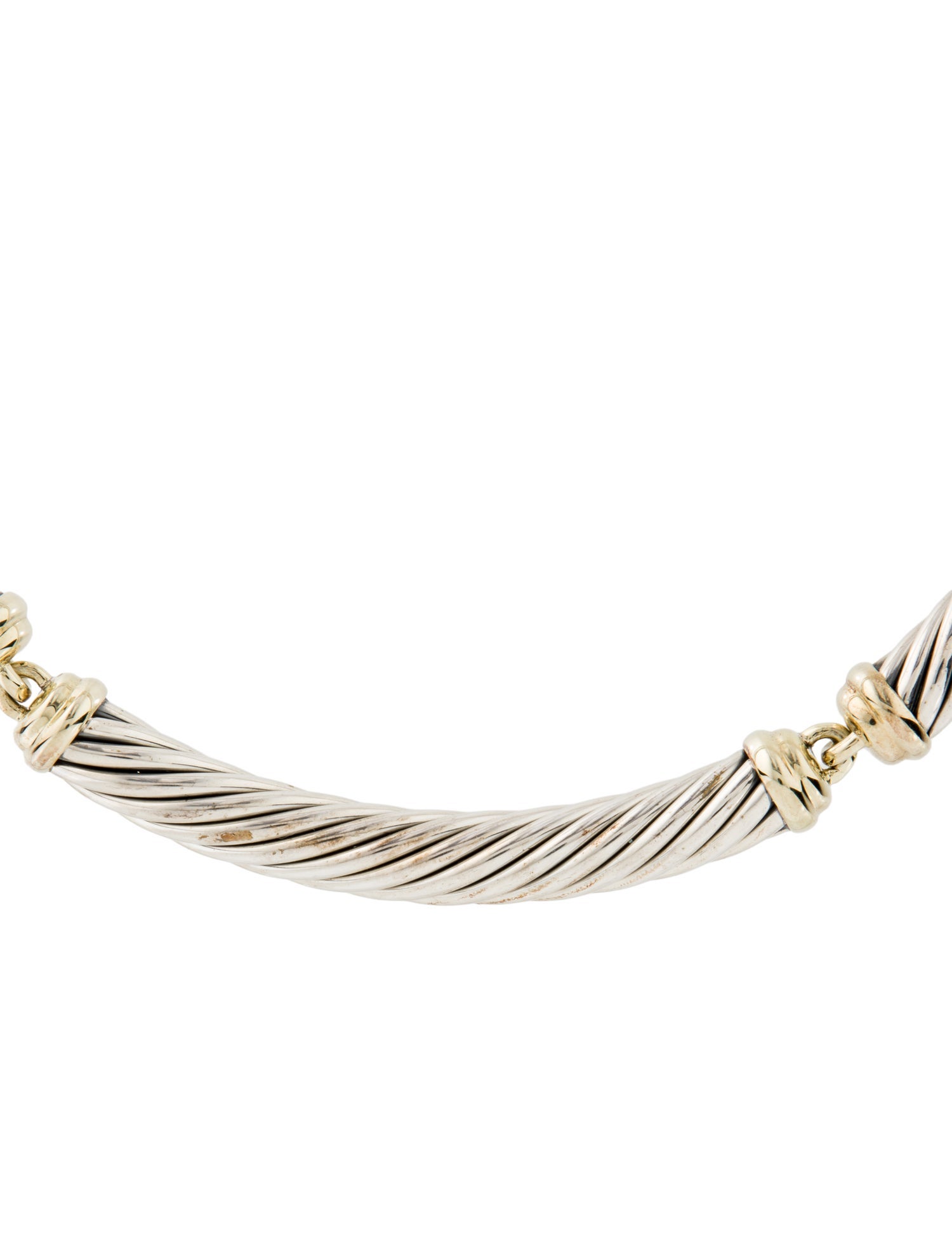 David Yurman Two-Tone Metro Collar Necklace