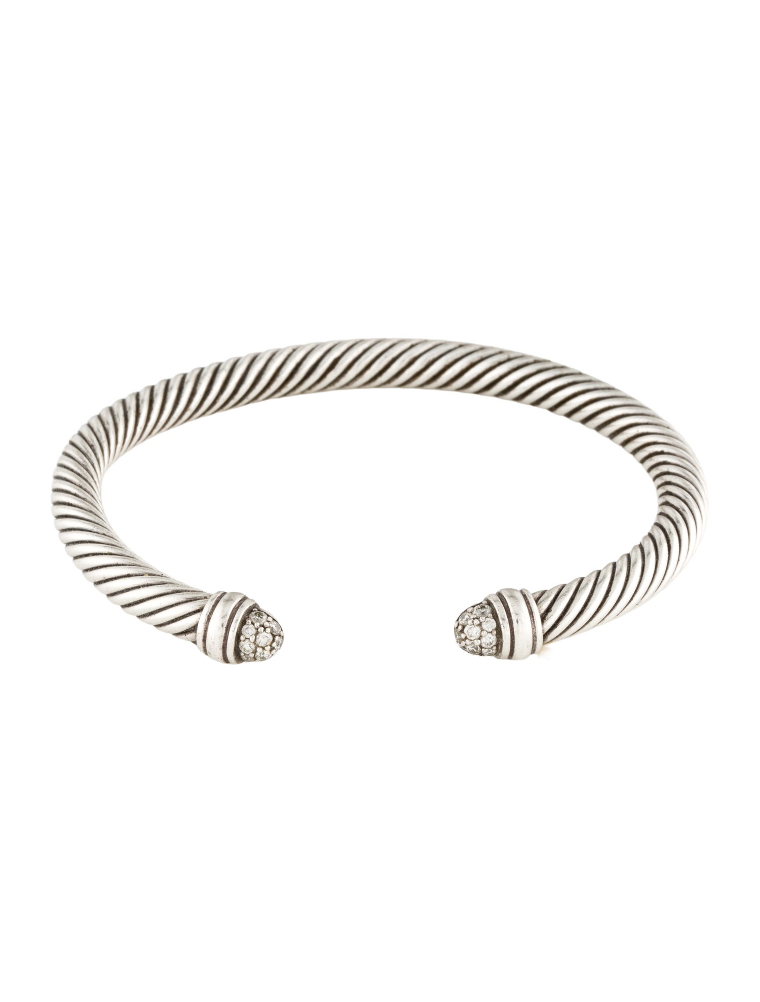 David Yurman Diamond Classic Cable Bracelet