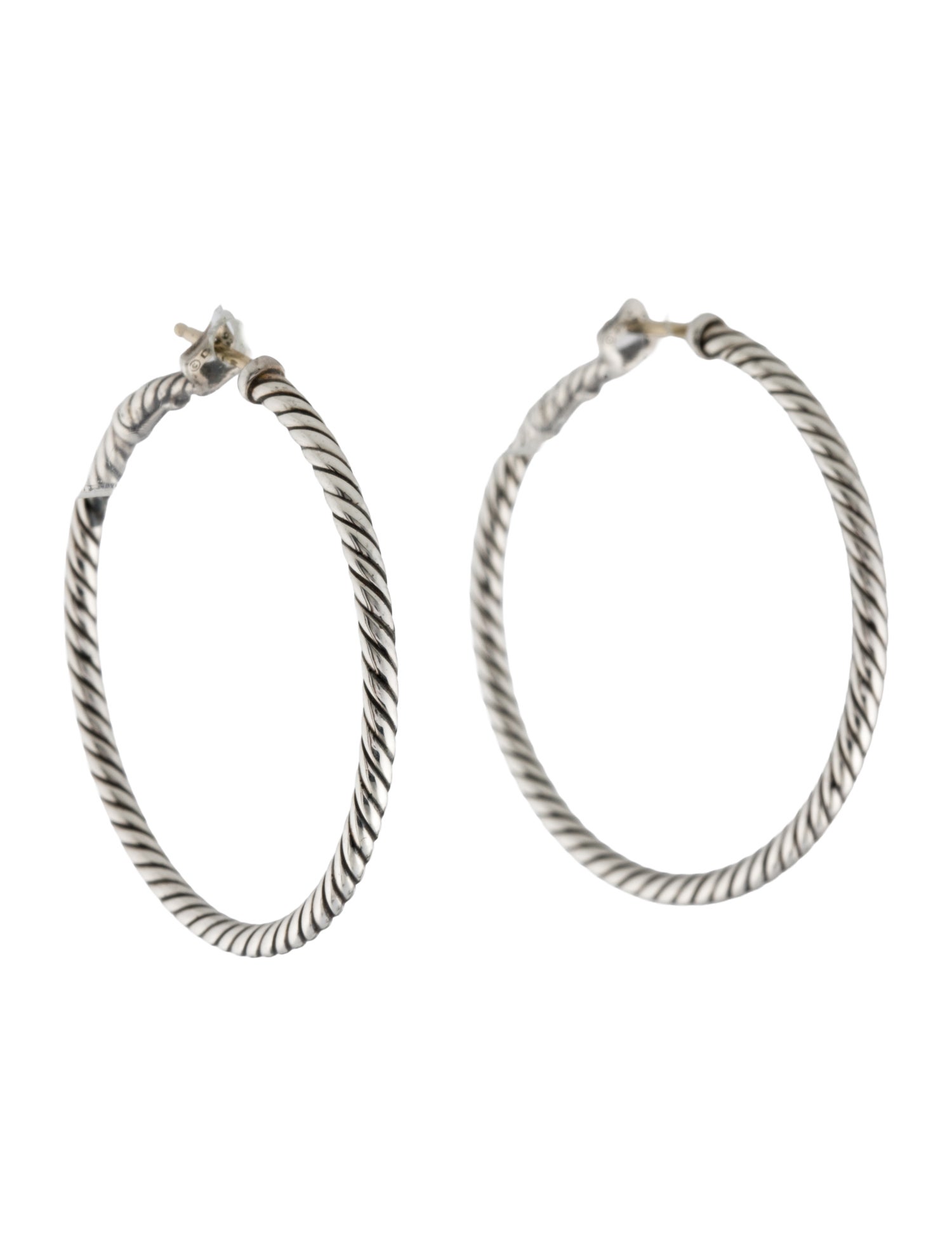 David Yurman Cable Hoop Earrings