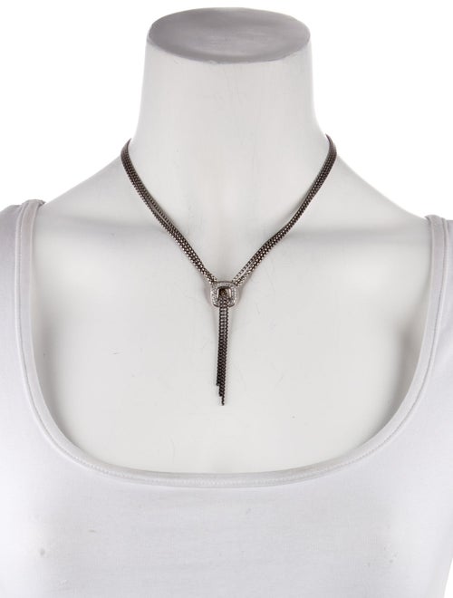 David Yurman Diamond Waterfall Lariat Necklace