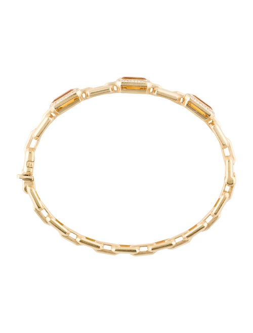 David Yurman Ctrine & Diamond 3-Stone Novella Bracelet