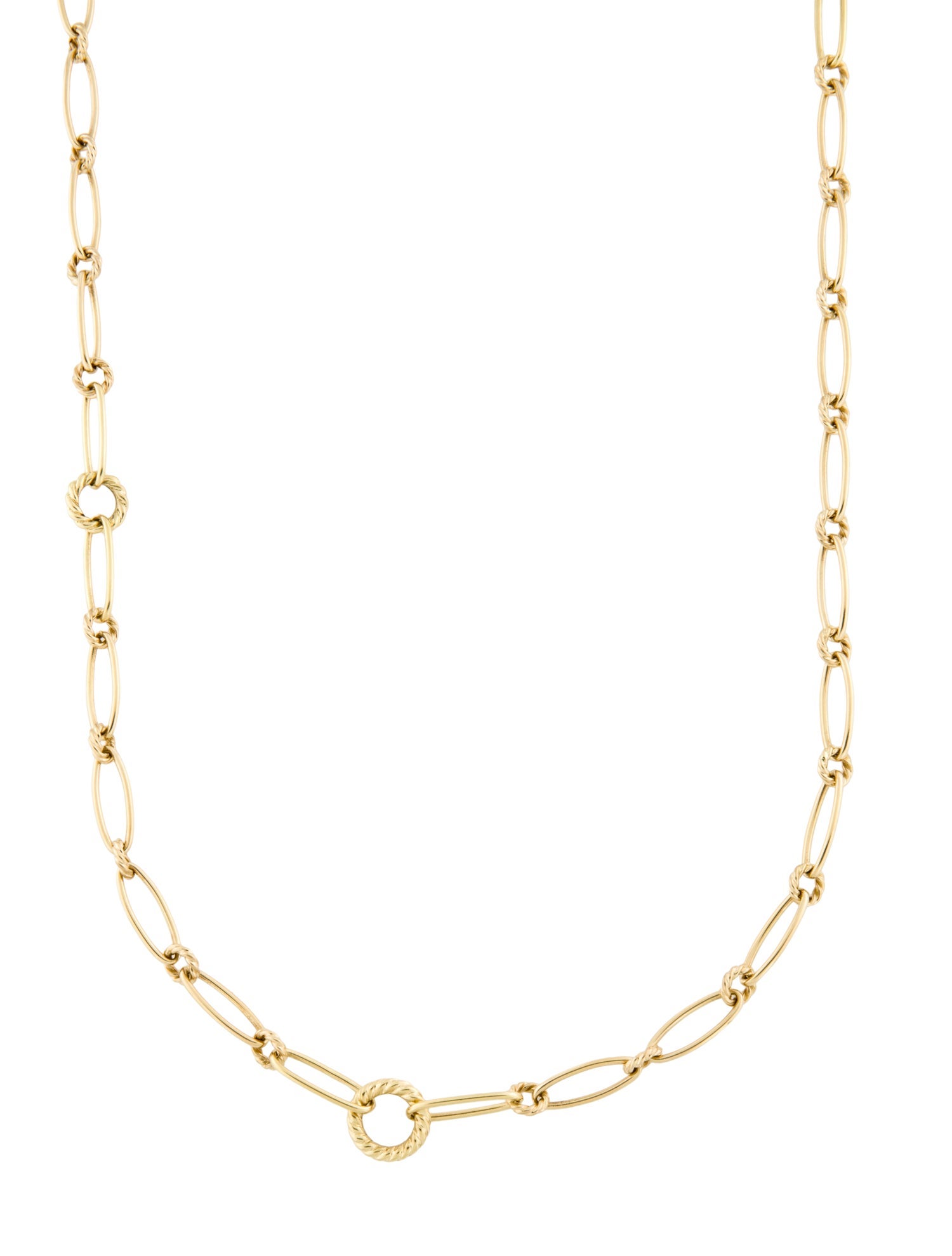 David Yurman 18K Chain Necklace