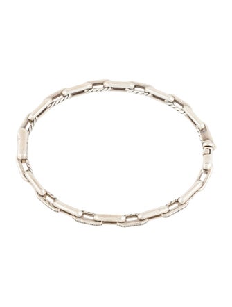 David Yurman Diamond Stax Link Bangle Bracelet