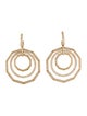David Yurman 18K 2.71ctw Diamond Stax Door Knocker Drop Earrings
