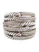 David Yurman Diamond Labyrinth Three Loop Ring