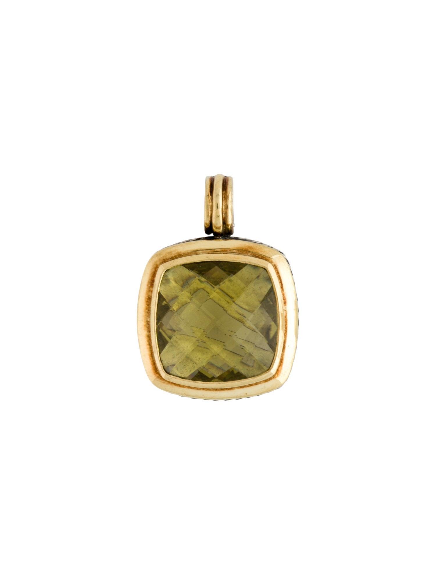 David Yurman Two-Tone Lemon Citrine Albion® Pendant