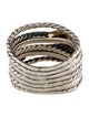 David Yurman Two-Tone Double X Crossover Ring