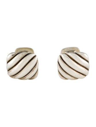 David Yurman Sculpted Cable Cushion Cufflinks