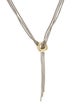 David Yurman Two-Tone Tassel Lavalier Necklace