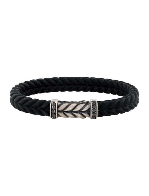 David Yurman Diamond Rubber Bracelet
