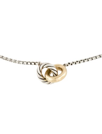 David Yurman Two-Tone Petite Cable Linked Bracelet