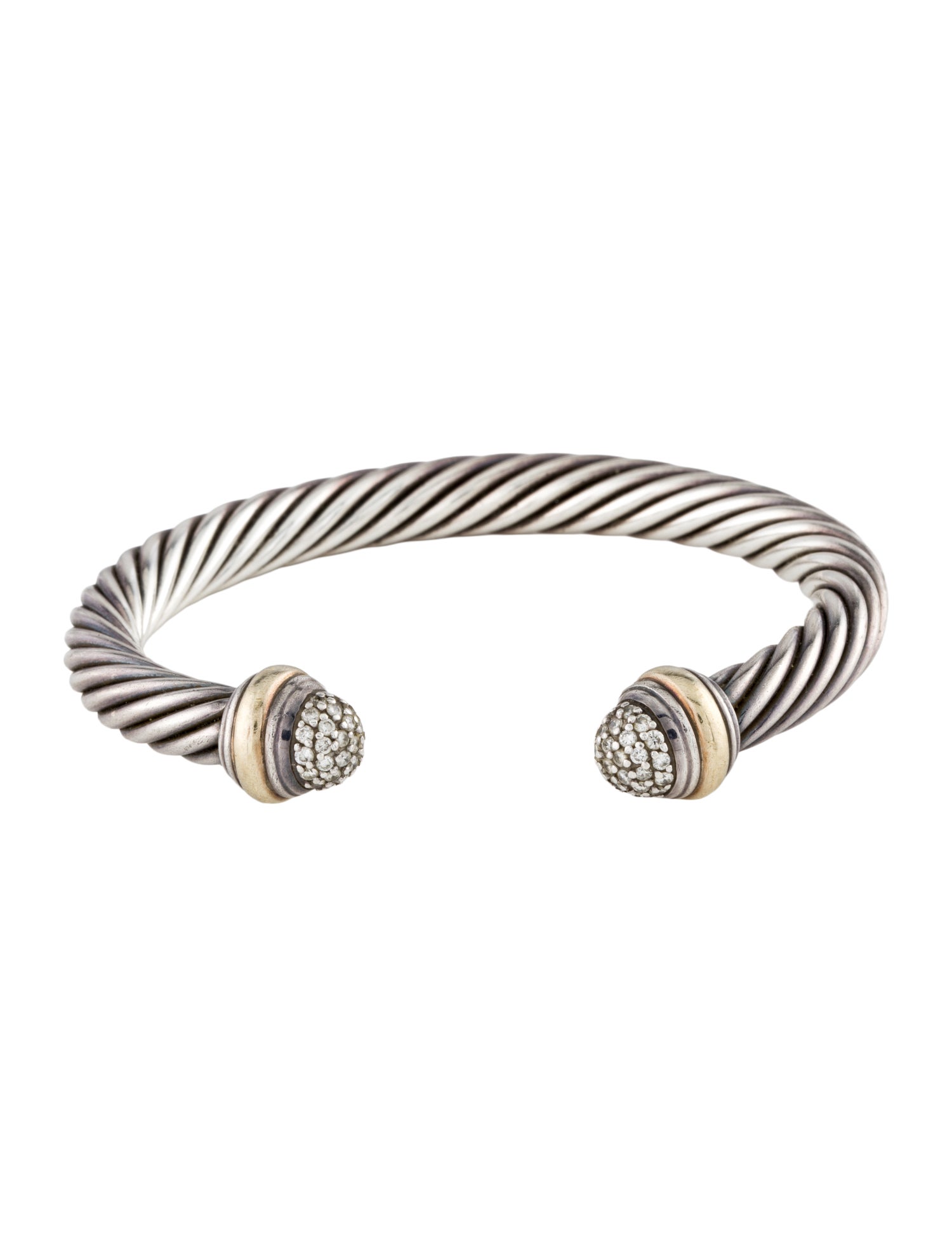 David Yurman Diamond Classic Cable Cuff