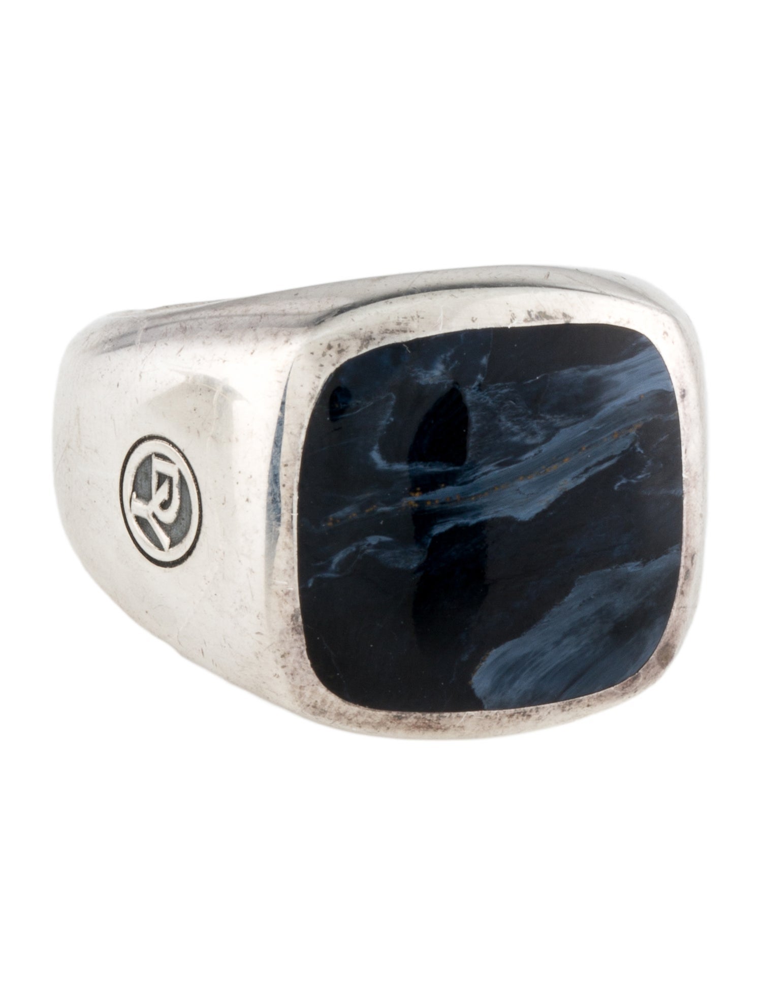 David Yurman Pietersite Streamline® Signet Cushion Ring