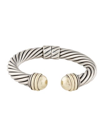 David Yurman Two-Tone Cable Classic Hinge Cuff